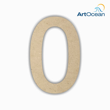 0 to 9 MDF Number Cut-Outs