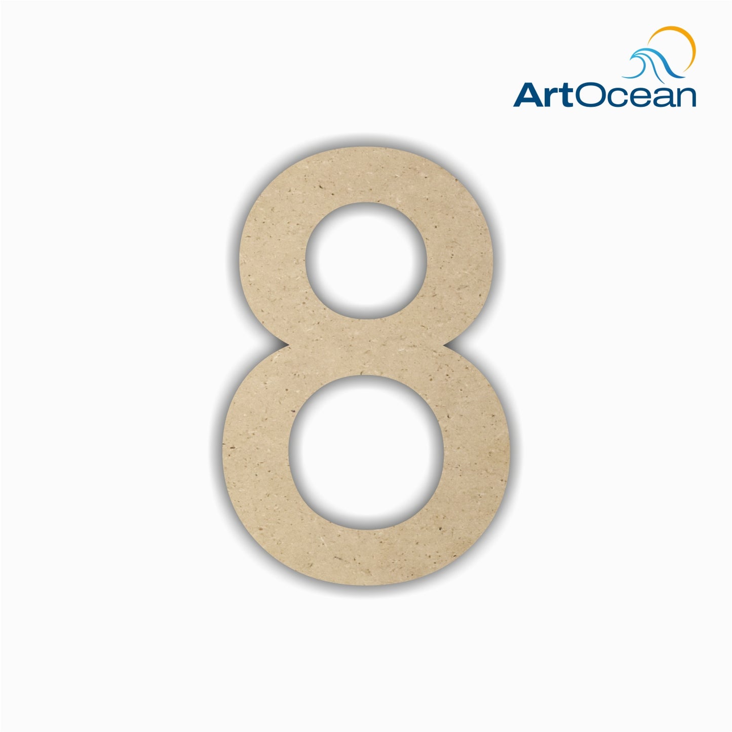 0 to 9 MDF Number Cut-Outs