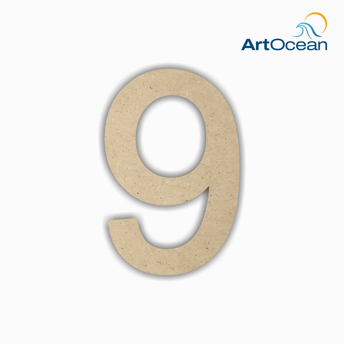 0 to 9 MDF Number Cut-Outs