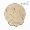 Cute Turtle Multi-Layer Customized Name Plate