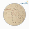 Cute Cat Multi-Layer Customized Name Plate