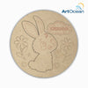 Cute Rabbit Multi-Layer Customized Name Plate