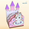 DIY Pre-Marked Cute Unicorn Desk Organizer Painting Kit 7+