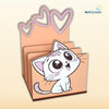 DIY Pre-Marked Cute Cat Desk Organizer Painting Kit 7+