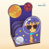 DIY Pre-Marked Space Giraffe Desk Organizer Painting Kit 7+