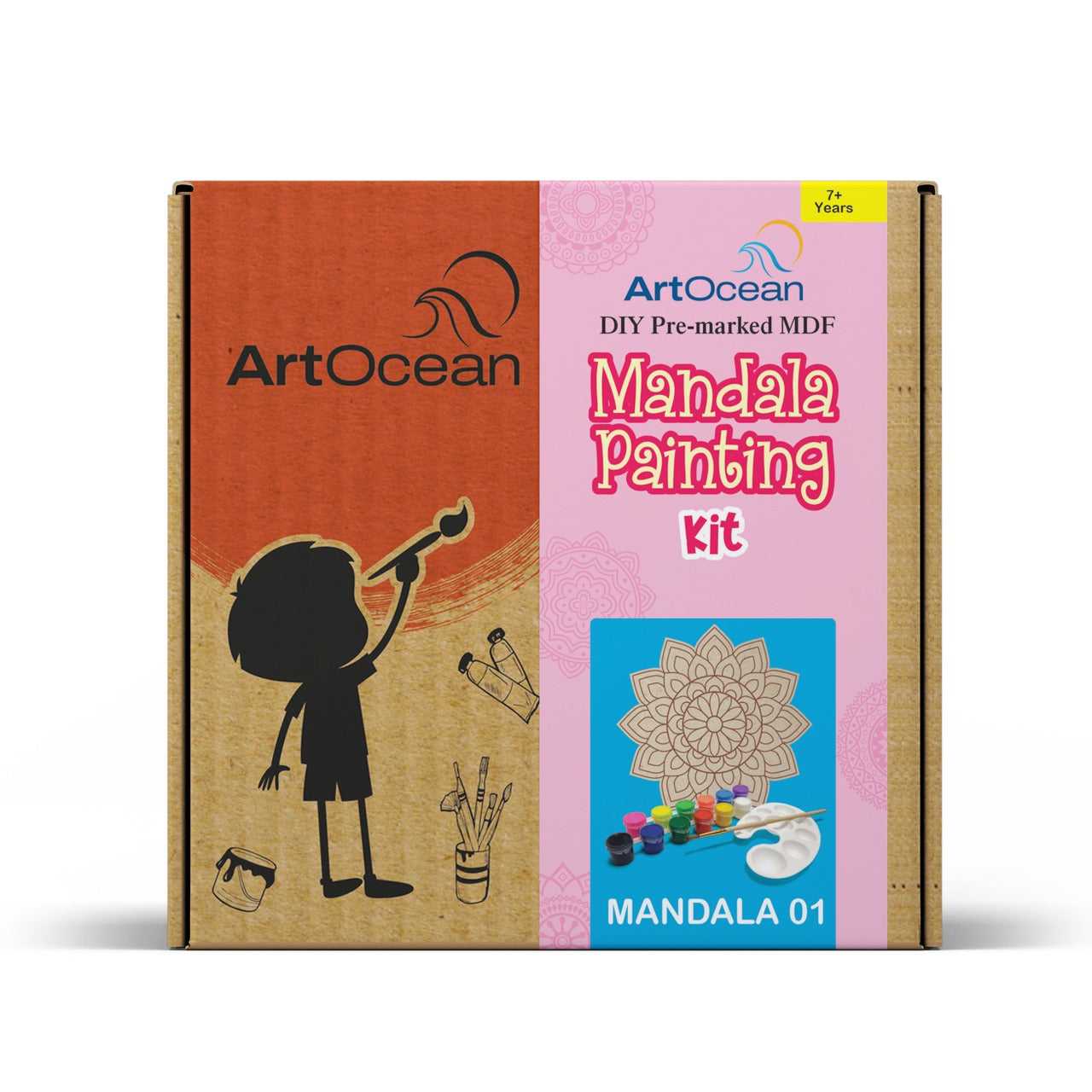 DIY Pre-marked Mandala Art Painting Kit