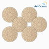 MDF Pre-marked Coasters_3_(6Pcs)