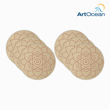 MDF Pre-marked Coasters_2_(6Pcs)