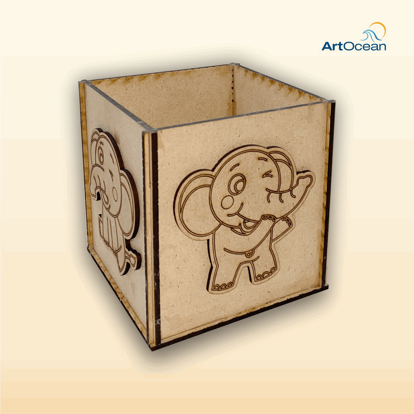 DIY Pre-marked MDF Pencil Stand Painting Kit