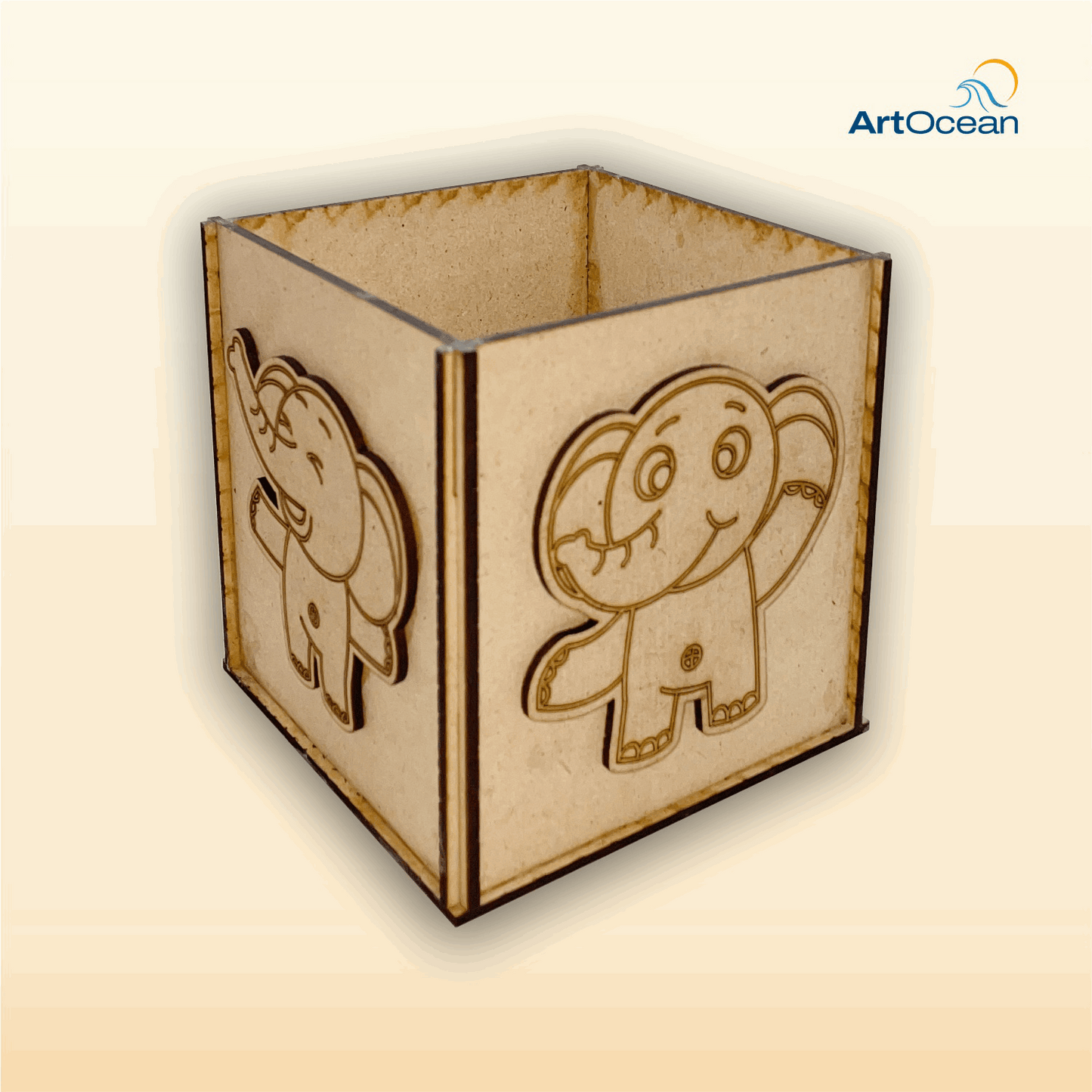 DIY Pre-marked MDF Pencil Stand Painting Kit