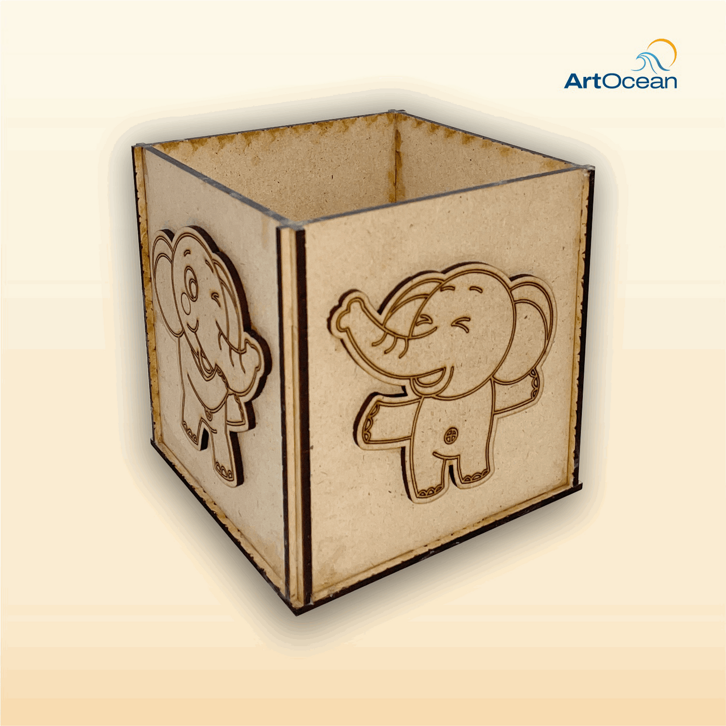 DIY Pre-marked MDF Pencil Stand Painting Kit