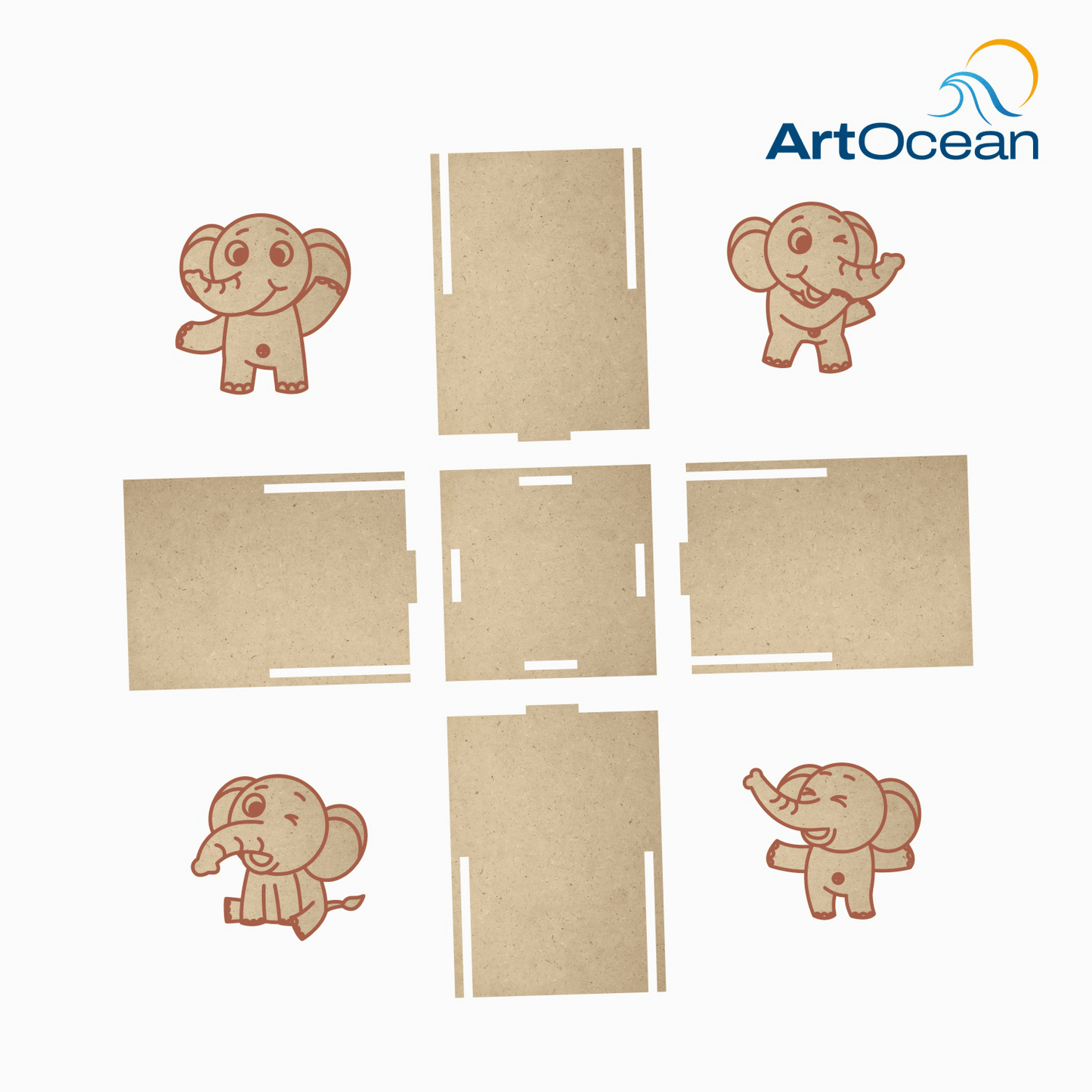DIY Pre-marked MDF Pencil Stand Painting Kit