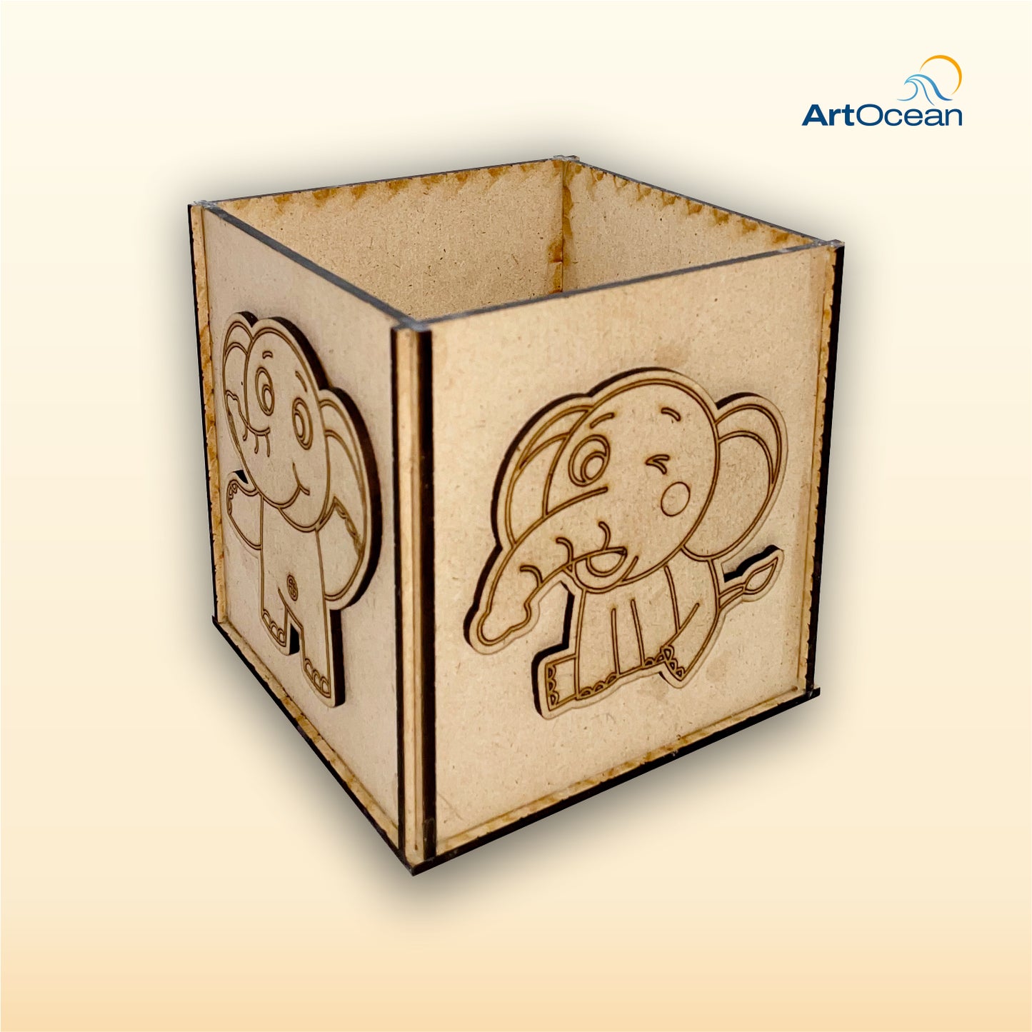 DIY Pre-marked MDF Pencil Stand Painting Kit