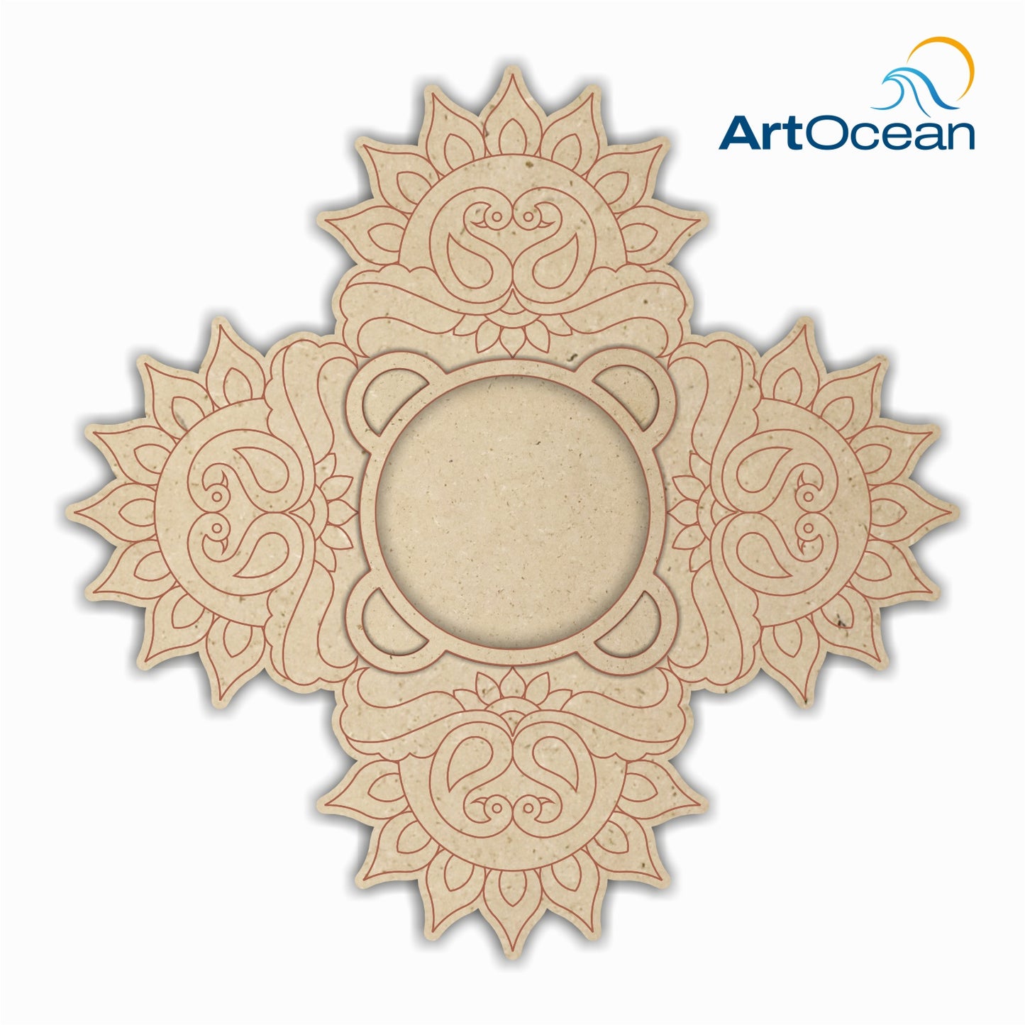 Pre-marked MDF Multi-Layer Tea Light Holder_3