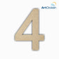 0 to 9 MDF Number Cut-Outs