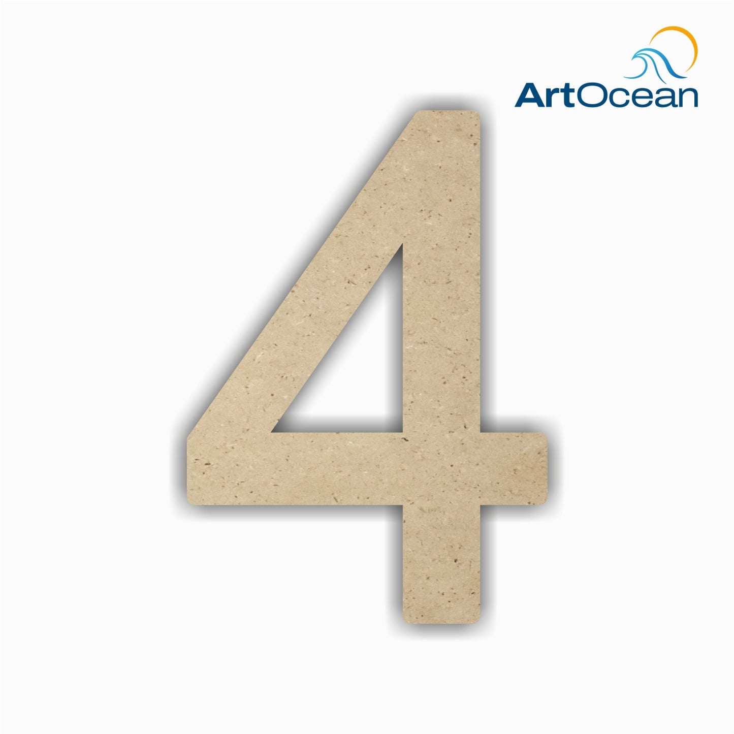 0 to 9 MDF Number Cut-Outs