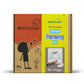 Cute Frog pre-marked canvas color it kit