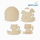 Cute Cat Multi-Layer Customized Name Plate
