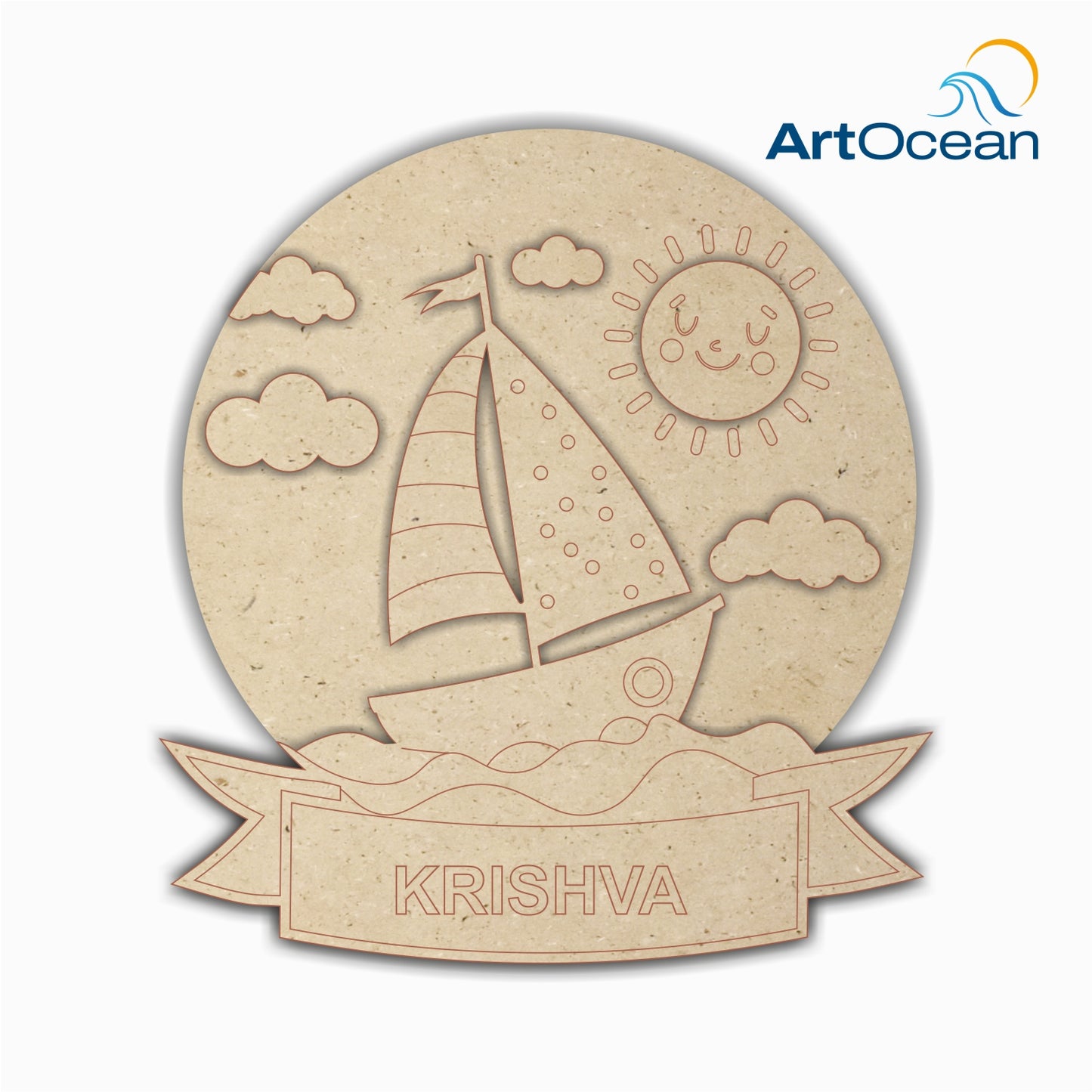 Boat Multi-Layer Customized Name Plate