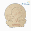 Cute Lion Multi-Layer Customized Name Plate