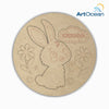 Cute Rabbit Multi-Layer Customized Name Plate