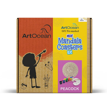 DIY Pre-marked MDF Coaster Painting Kit_1