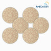 MDF Pre-marked Coasters_3_(6Pcs)
