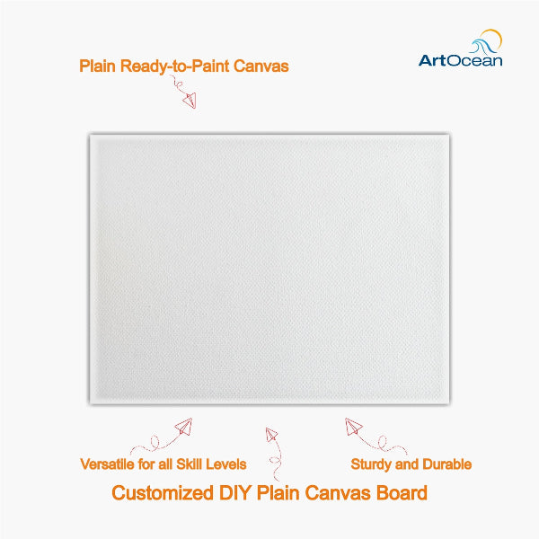 Plain Rectangle DIY Canvas Board for Painting