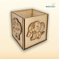 DIY Pre-marked MDF Pencil Stand Painting Kit