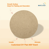 Plain MDF Round Base for Painting