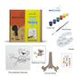 Cute Koala Bear pre-marked canvas color it kit